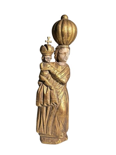 Scultura madonna con bambino - scultura,