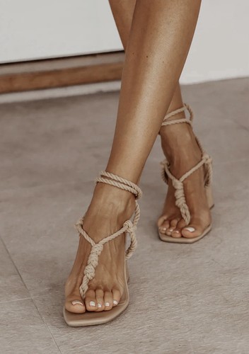 Scarpe covet elsa nude rope - elsa,