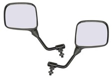 Coppia specchietti neri per