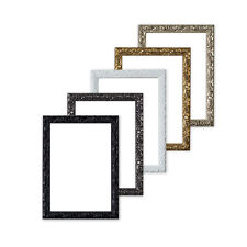Cornice poster antico cuscino decorato spazzato foto cornice poster oro argento bianco