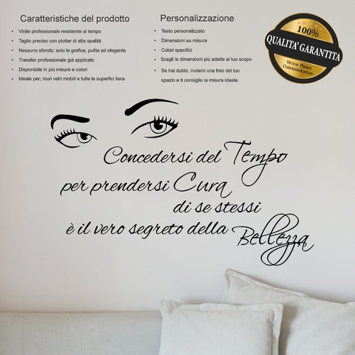 Adesivo murale frase - murale,