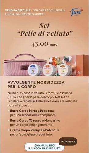 Just set pelle velluto - set,