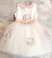 Vestito Bambina Abito Cerimonia Compleanno Girl Party Principessa, Les Enfants