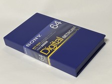 Sony BCT-D64L Videocassetta Betacam Digitale 64 Minuti in Custodia Album (Grande) NUOVA