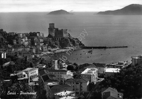 Cartolina lerici panorama - lerici, 1961