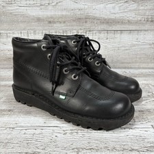 Stivali da uomo Kickers Kick Hi in pelle nera - taglia UK 9/9,5 (EUR 44)