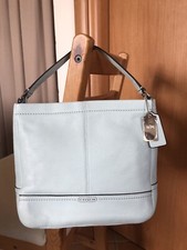 Borsa Coach Mini Hobo In Pelle Turchese Chiaro, Originale, NSE, Mai Usata