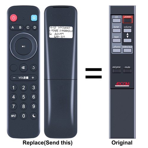 Telecomando sostitutivo per
