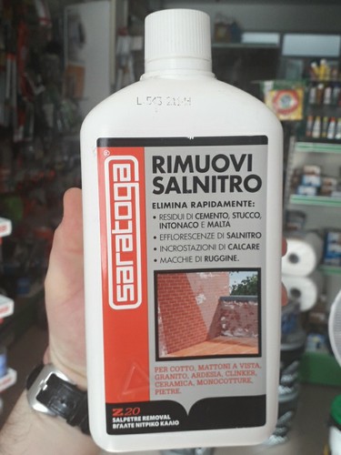 Rimuovi salnitro salmastra - rimuovi,