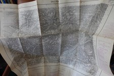 1957 Vintage map of Galeria in