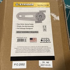 Kit pedali Strider 14x Easy