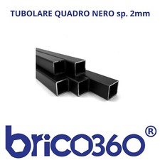 Tubolare ferro quadrato nero - tubolare,