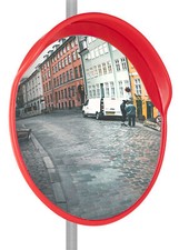 Specchio Stradale di Sicurezza Parabolico Diametro 60cm Infrangibile con Stafe