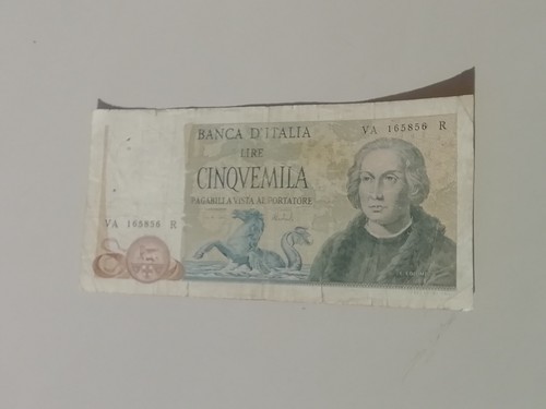 5000 lire colombo - colombo, discrete