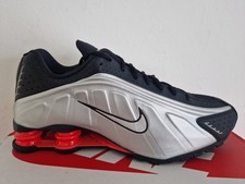 NIKE SHOX R4 NERA ARGENTO