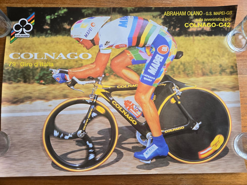 Poster vintage campagnolo giro - vintage,