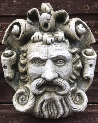 Decorative stone wall - , plaque