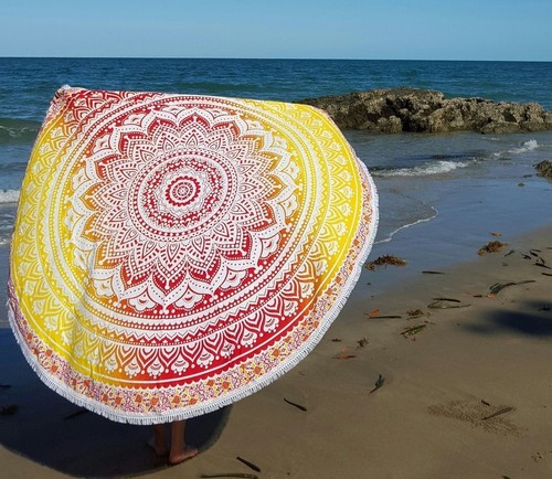 Coperta yoga tonda mandala - coperta,
