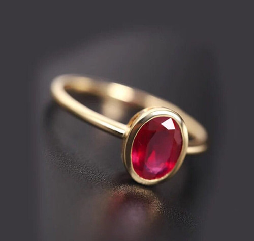 Anello rubino rosso - anello,