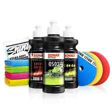 Sonax Set Lucidante Auto ExCut 05-05 Ex 04-06 OS 02-06 250ml Tamponi Lucidanti 125mm 10pz