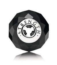 charm pandora Essence Nero Strength busta originale Argento Onice