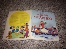 PICCOLO LIBRO D'ARGENTO N.55 A PESCA NELL'ARTICO MONDADORI 1967 DISNEY NUOVO