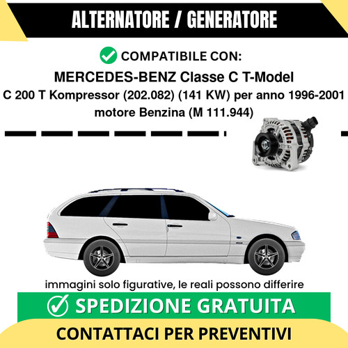 Alternatore mercedes benz - alternatore, mercedes-benz