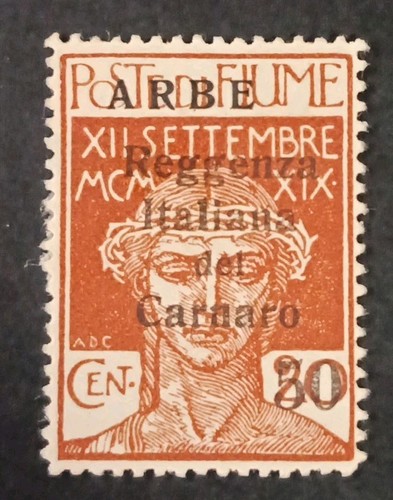 1920 fiume arbe - fiume ,
