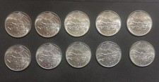 10 Monete d'argento 500 Lire