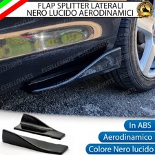 FLAP SPLITTER SPOILER MINIGONNE LATERALI NERO LUCIDO PER SUZUKI SWIFT IV