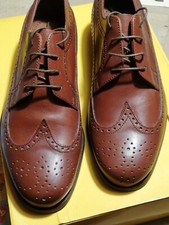 Scarpe Uomo N.42 - Francesine classiche lavorate colore Marrone -Nuove mai messe