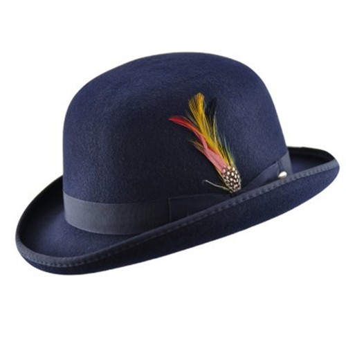 Cappello bowler navy 100 - ,
