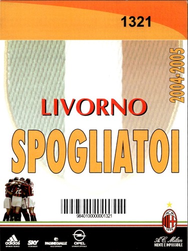 Biglietto stadio milan - stadio, ac