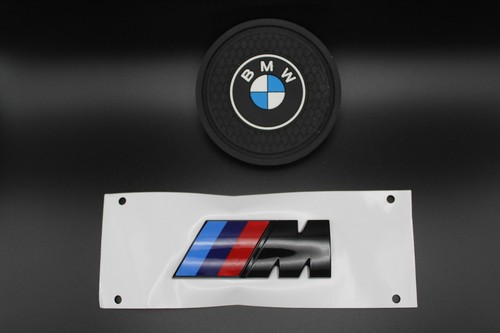 Adesivo emblema bmw - emblema, m
