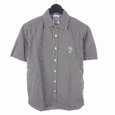 Camicia a quadri con ricamo
