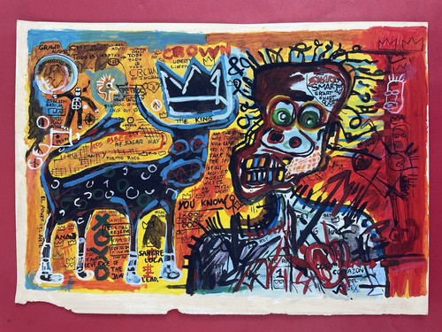 Jean michel basquiat disegno - basquiat,