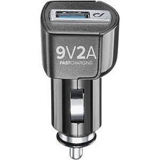 cellularline USB Car Charger 18W - Huawei, Xiaomi, Wiko, ASUS And Other (f5p)