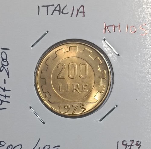 Italia 200 lire 1979 - lire,, km
