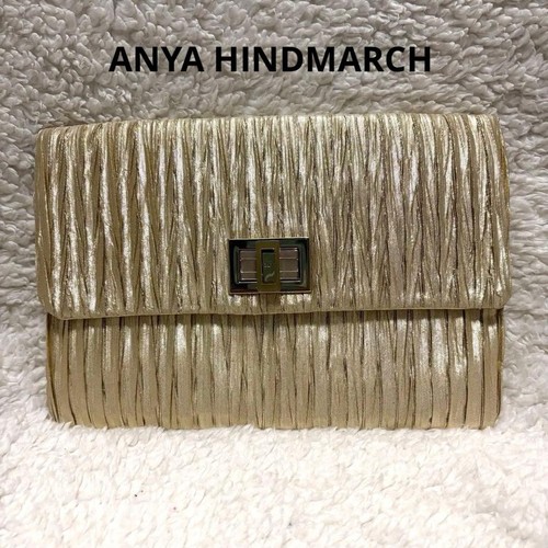 Pochette anya hindmarch blu - pochette,