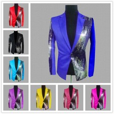 Giacca Blazer Da Uomo Lucida