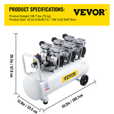 Vevor sussurro compressore - vevor,