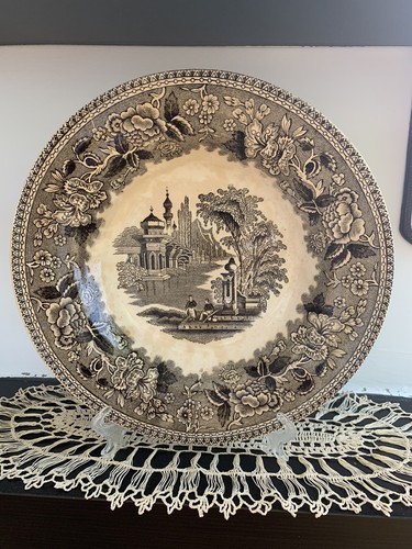 Piatto antico decorato - piatto,