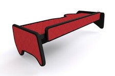 TAVOLO LUNGO CRUSCOTTO LED IN LEGNO MAN CABINA STRETTA TGA TGL ROSSO