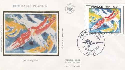 France 1981 fdc edouard - 1981, pignon