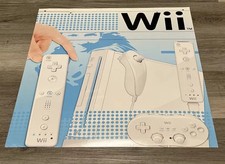 Nintendo Wii Console GameStop Retail Marketing Promo Poster Insegna 24”x22” Rara