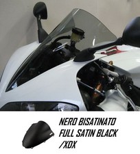 FABBRI Cupolino DOUBLE BUBBLE Nero Bisatinato Per YAMAHA YZF R1 2007 2008