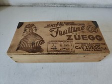 CASSA/CASSETTINA FRUTTINO ZUEGG IN LEGNO ANNI 60- VINTAGE DA COLLEZIONE