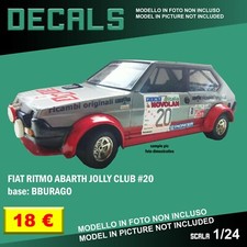DECALS repro Fiat Ritmo Abarth