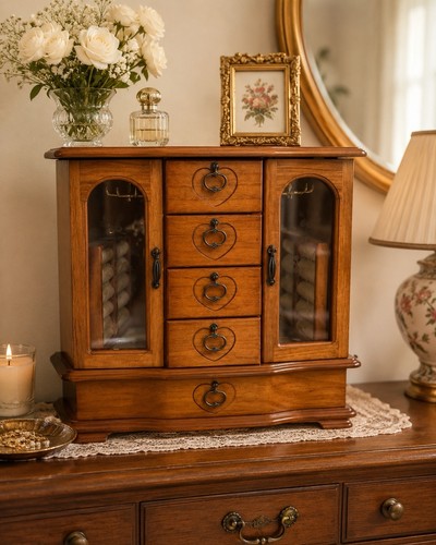 Portagioie vintage legno - vintage,