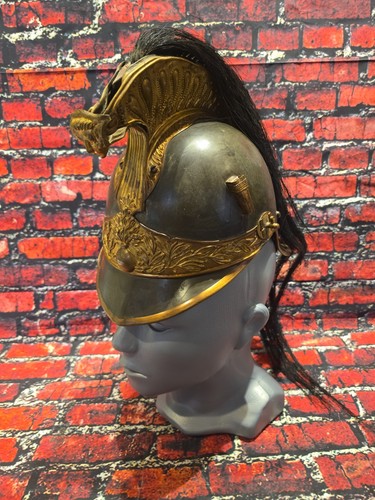 Originale antico elmetto - antico, drago